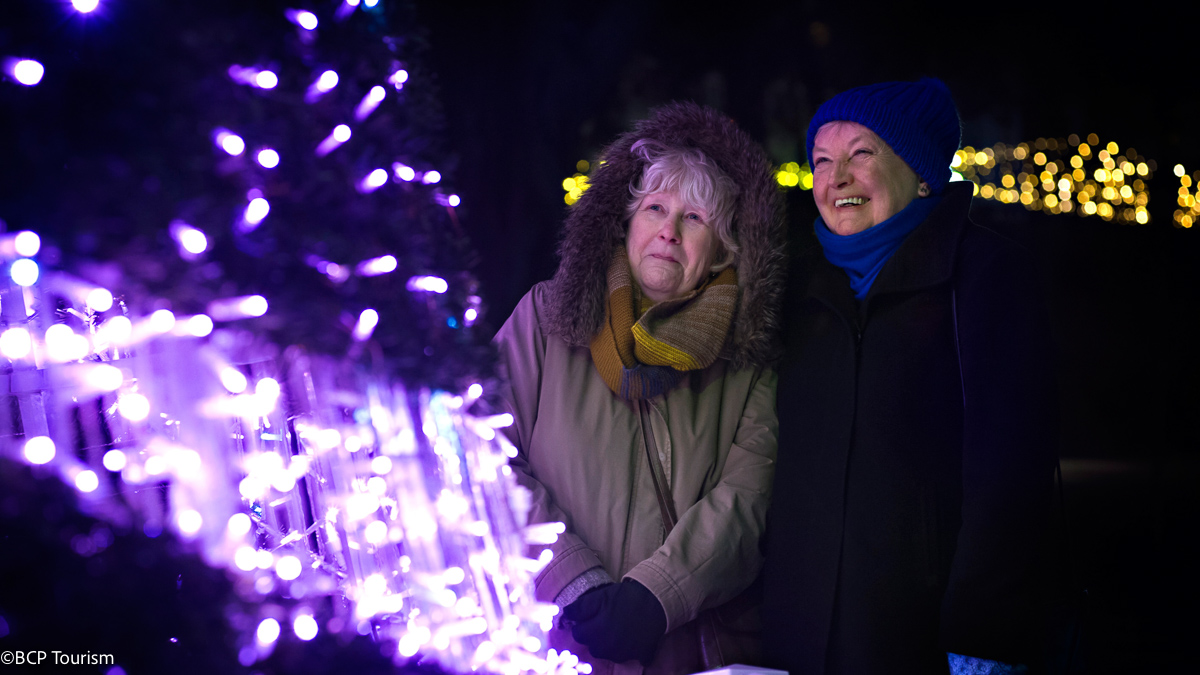 Customers at Christmas Tree Wonderland