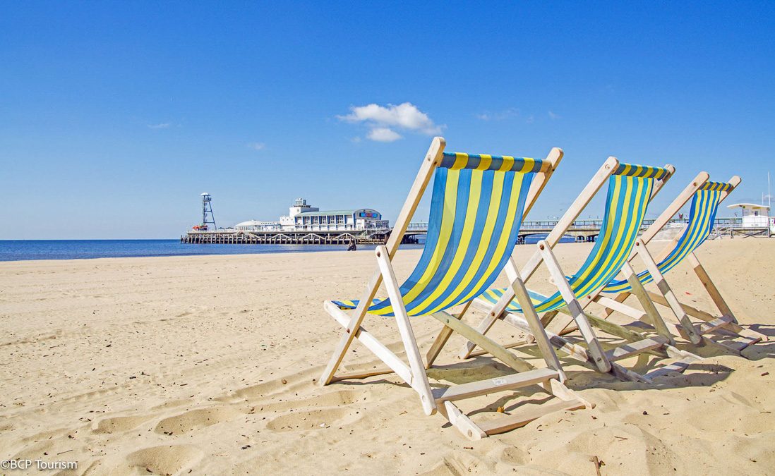 Bournemouth beach and pier