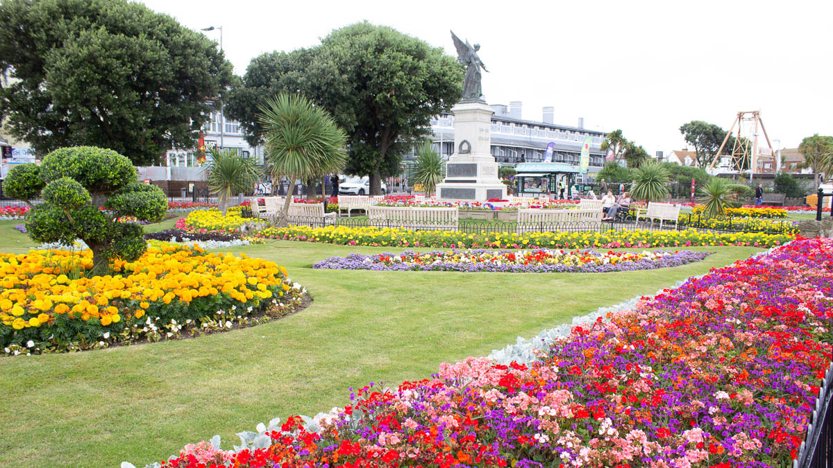 Flower garden in Clacton