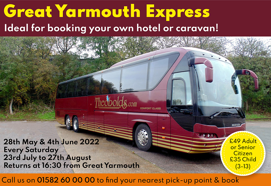 coach trips great yarmouth