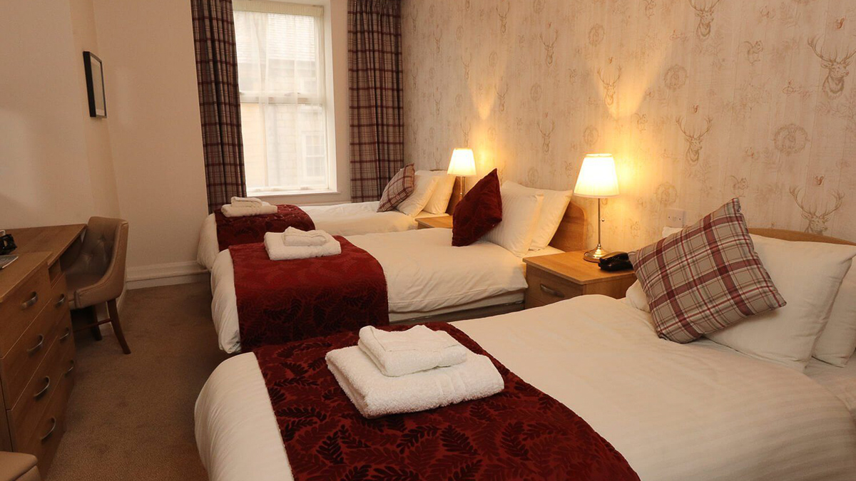 The County Hotel Triple Room