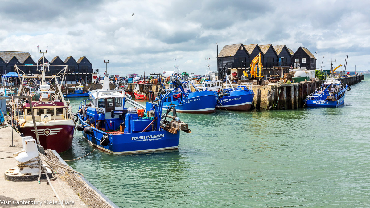 Whitstable Marina, port, boats